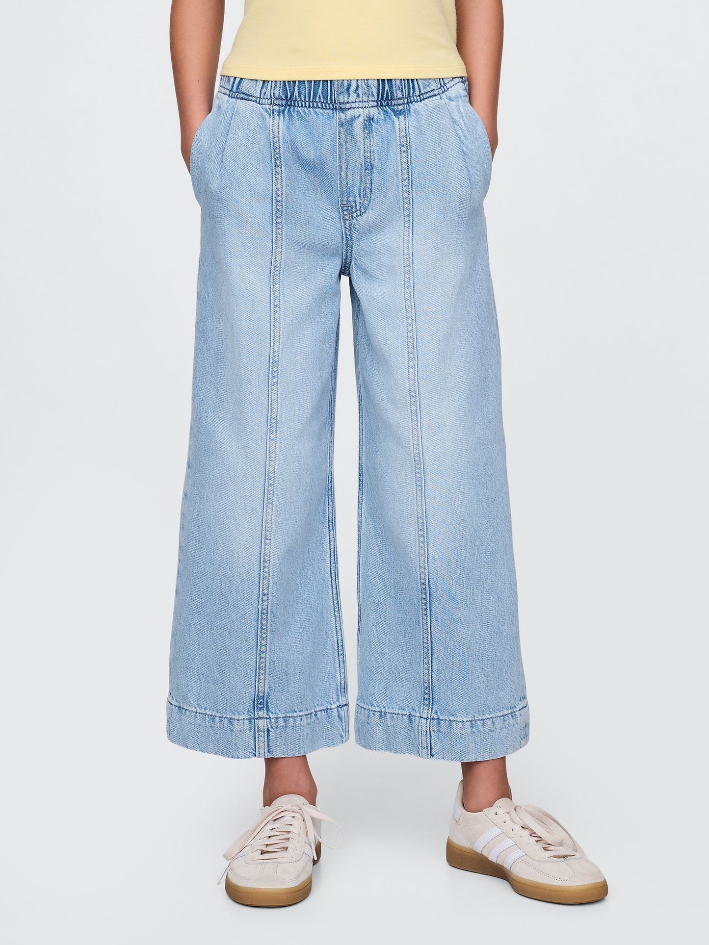 Mavi High Rise Stride Wide-leg Ankle Jean Pantolon