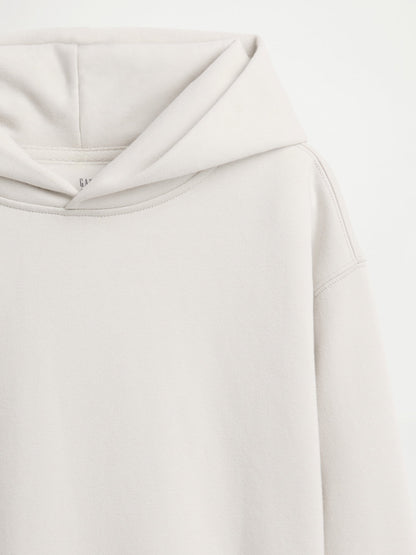 Kırık Beyaz Vintage Soft Relaxed Sweatshirt