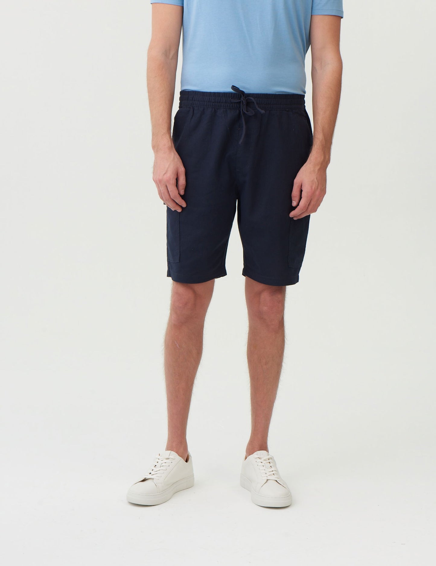 Regular Fit Utility Keten Şort