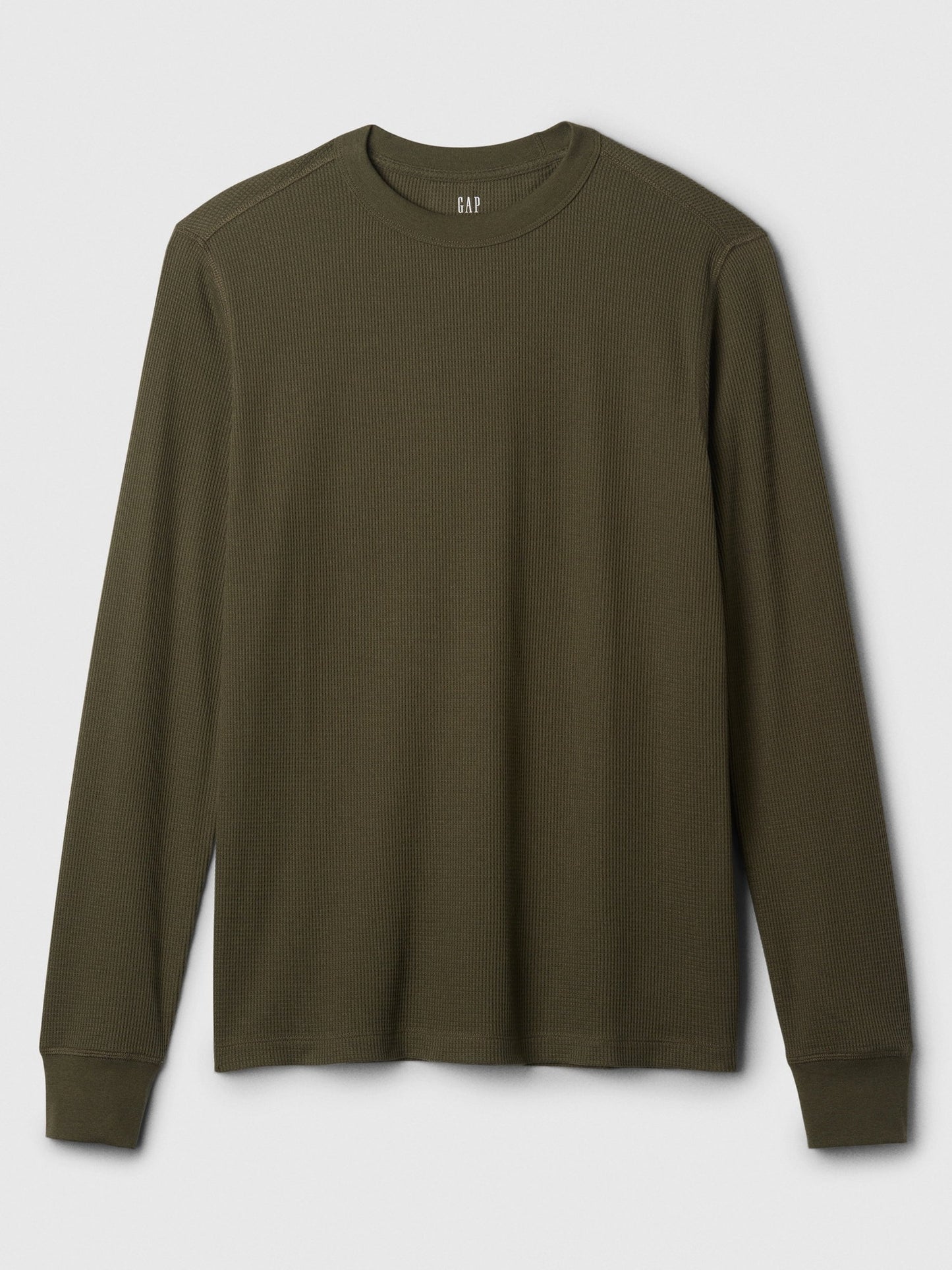 Haki Waffle-knit Crewneck T-shirt