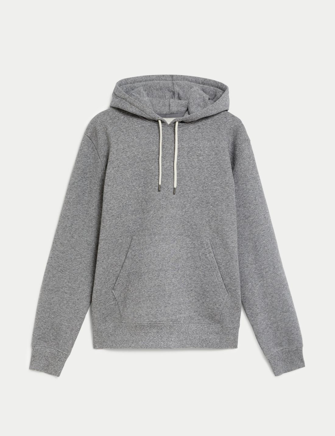 Saf Pamuklu Kapüşonlu Sweatshirt
