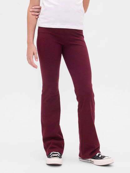 Bordo Flare Leggings Tayt