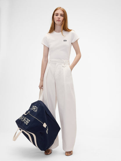 Lacivert Gap × Victoria Beckham Oversized Weekender Çanta