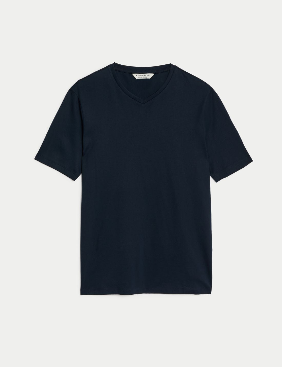 Yumuşak Dokulu V Yaka T-shirt