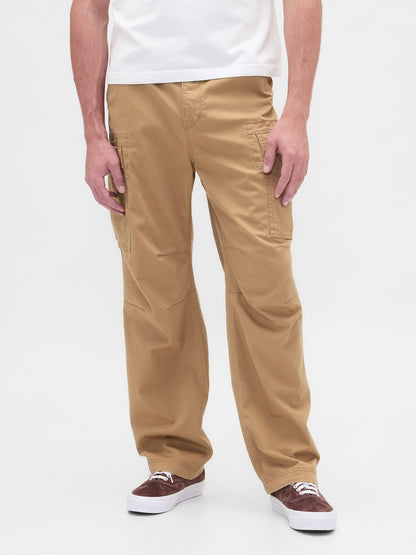 Açık Kahverengi Baggy Kargo Pantolon