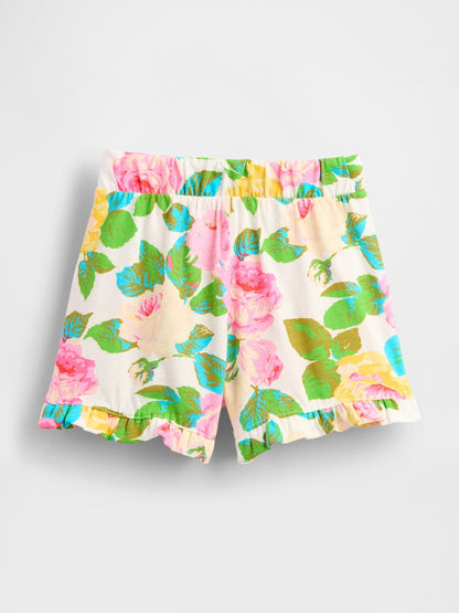 Çok Renkli Mix & Match Ruffle Şort