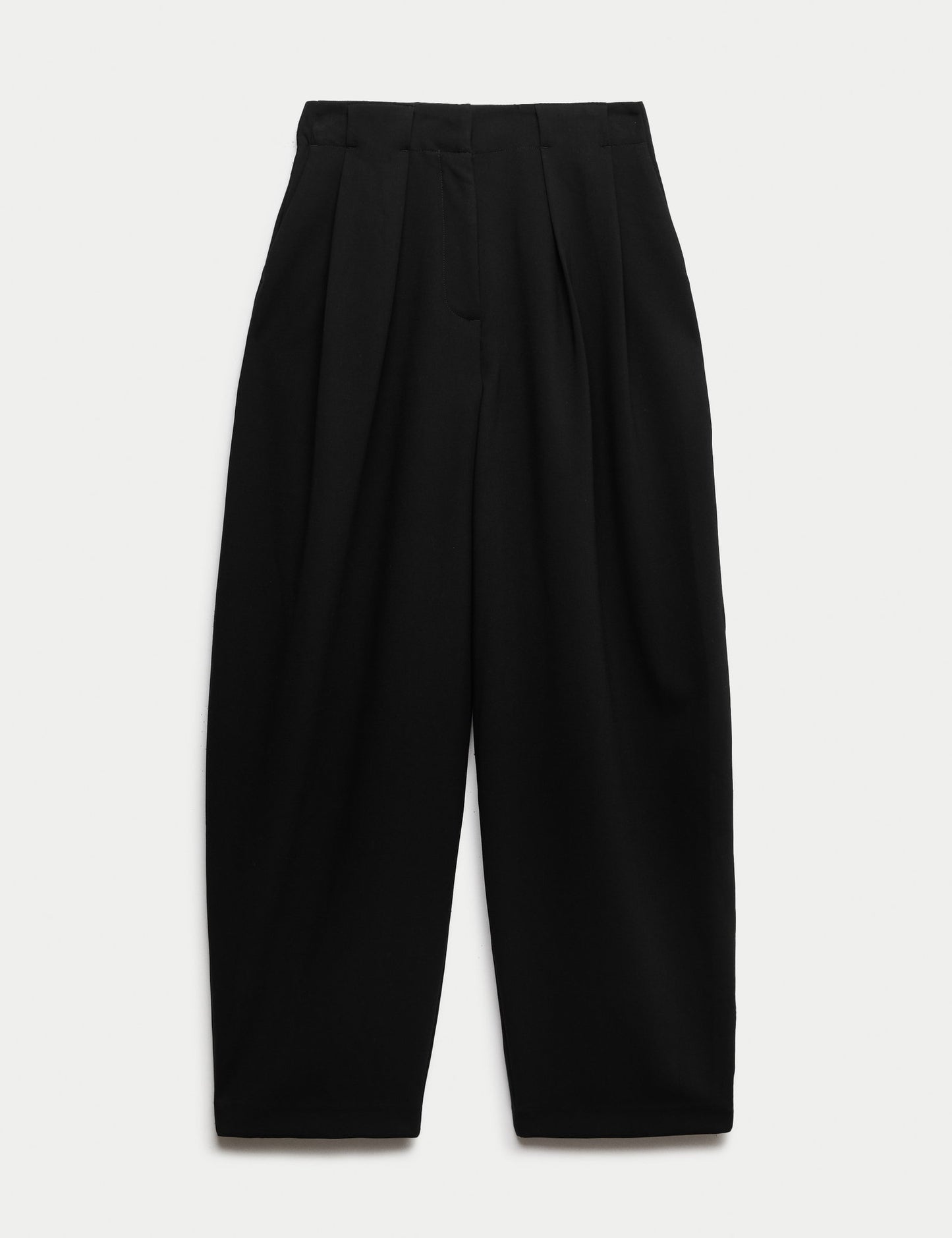 Pile Detaylı Tapered Fit Kadın Pantolon