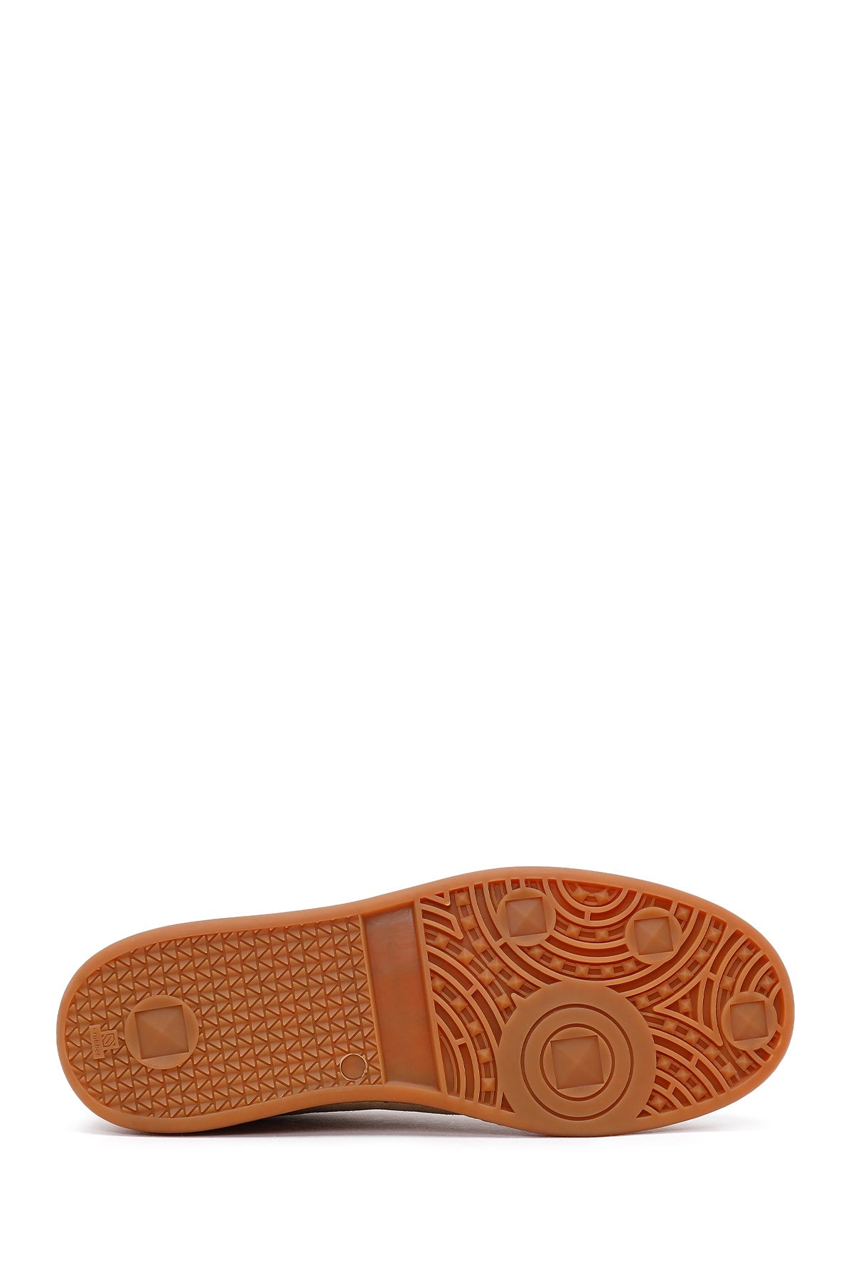 Erkek Bej Bağcıklı Süet Deri Sneaker