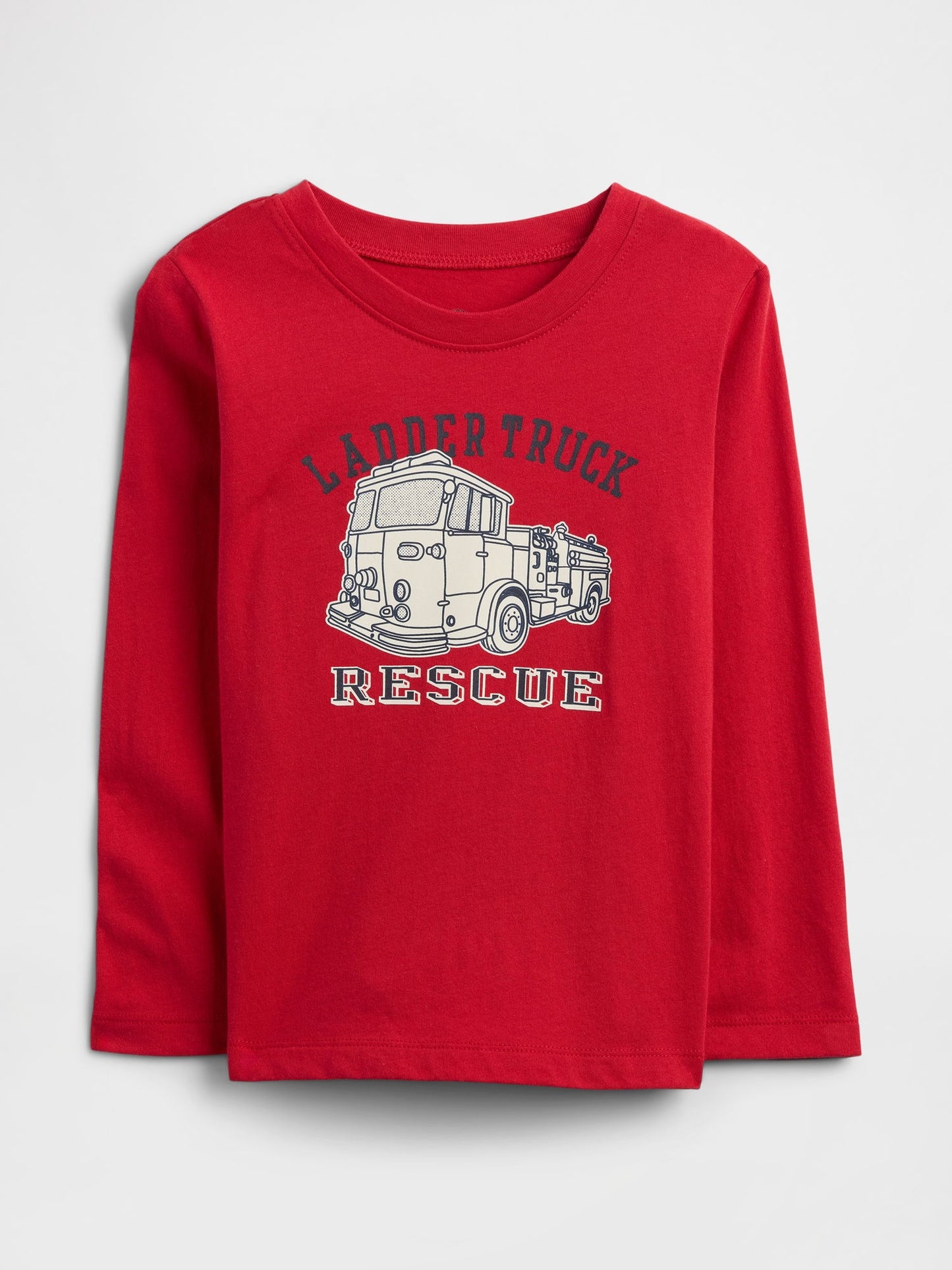 Kırmızı Grafik Baskılı T-shirt
