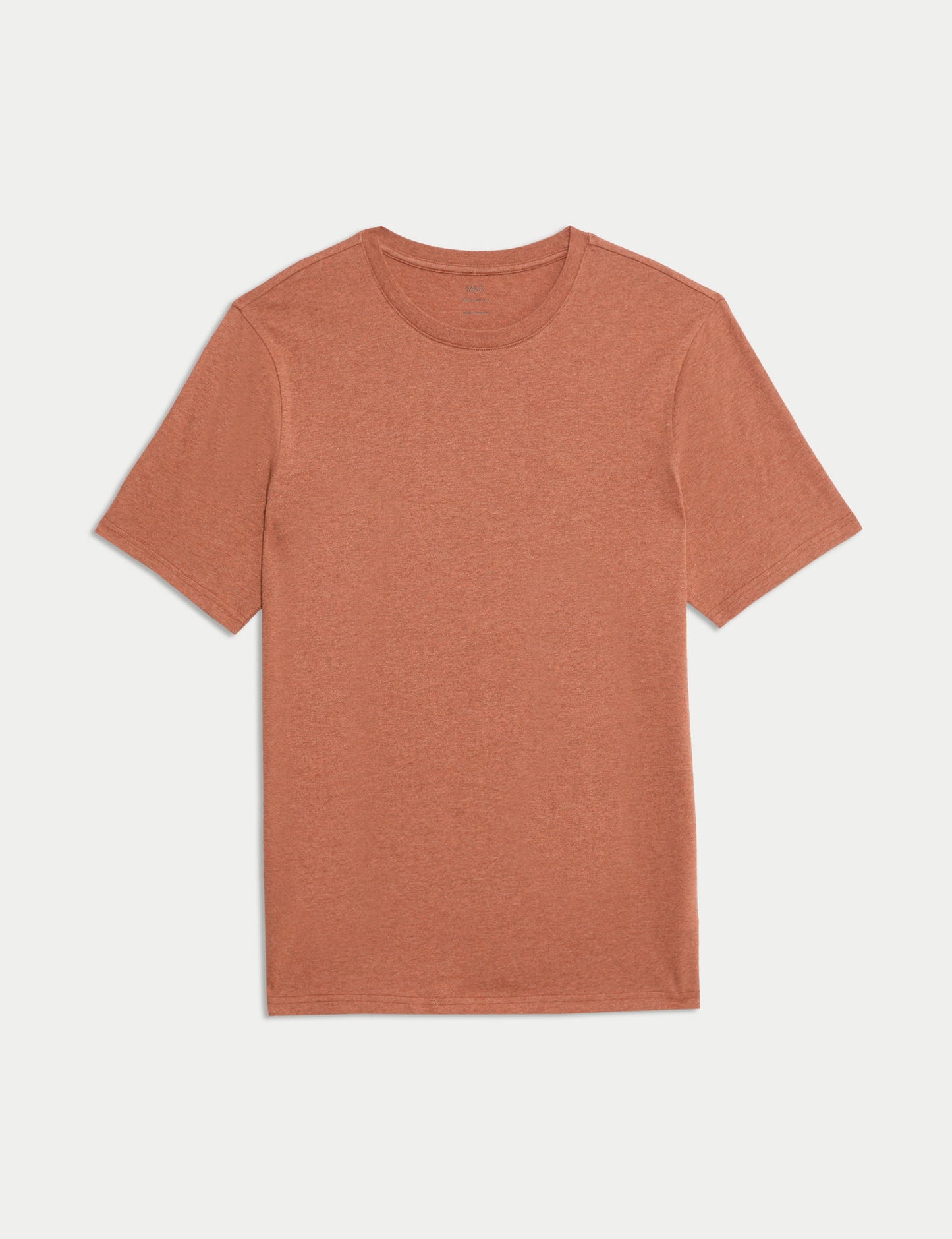 Saf Pamuklu Kısa Kollu T-shirt