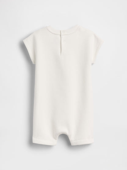 Beyaz Baby Vintagesoft Brannan Bear Kısa Tek Parça