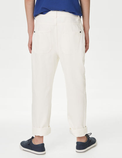 Relaxed Fit Denim Jean Pantolon (6-16 Yaş)