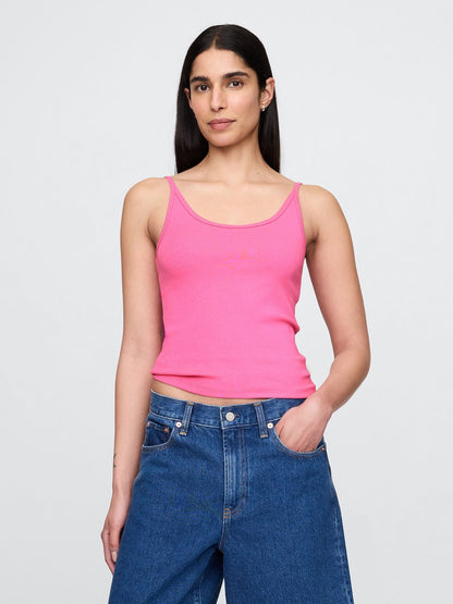 Pembe Modern Crop Cami