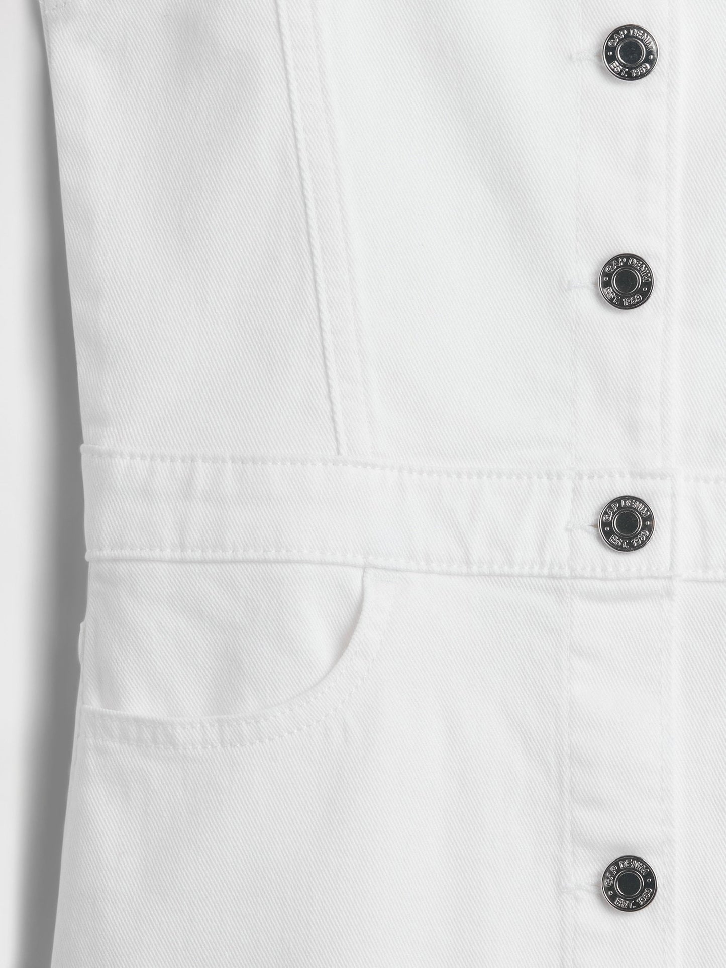 Beyaz Denim Elbise