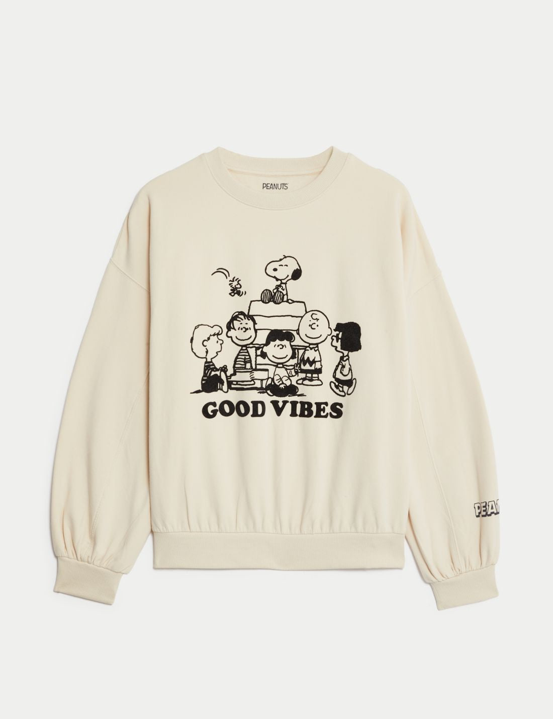 Snoopy™ Yuvarlak Yaka Sweatshirt (6-16 Yaş)