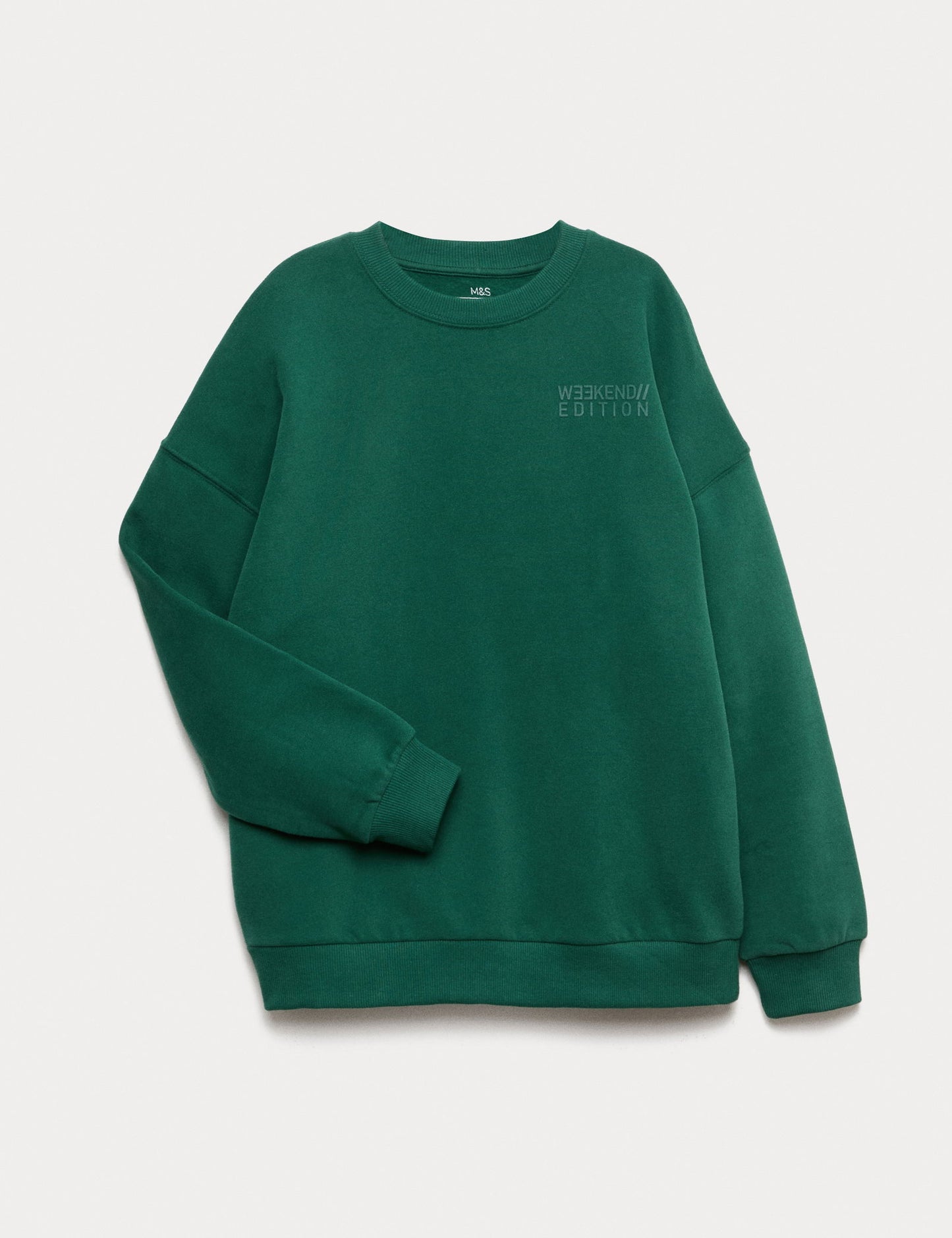 Pamuk Karışımlı Slogan Sweatshirt (6-16 yaş)