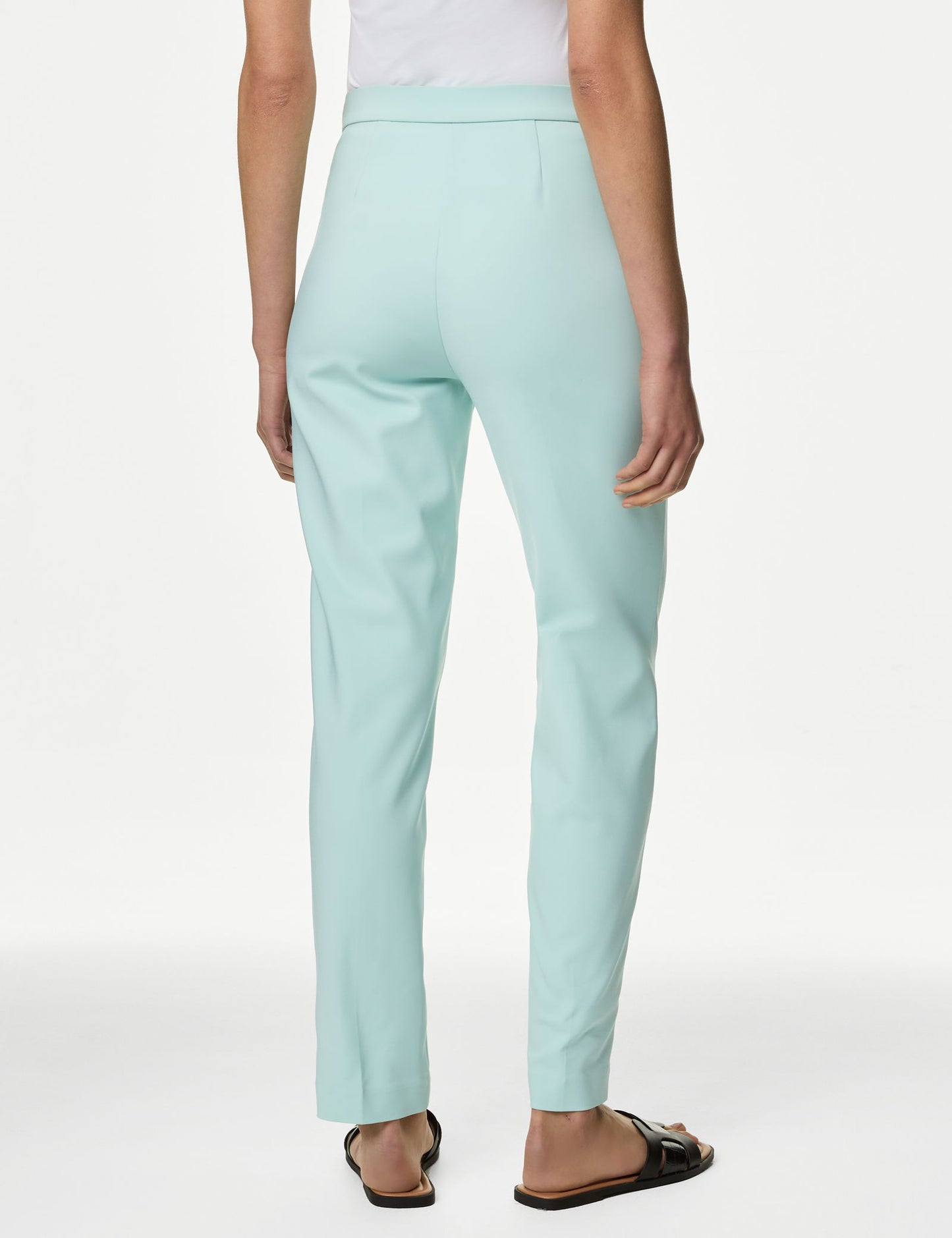 Slim Fit Yüksek Bel Pantolon