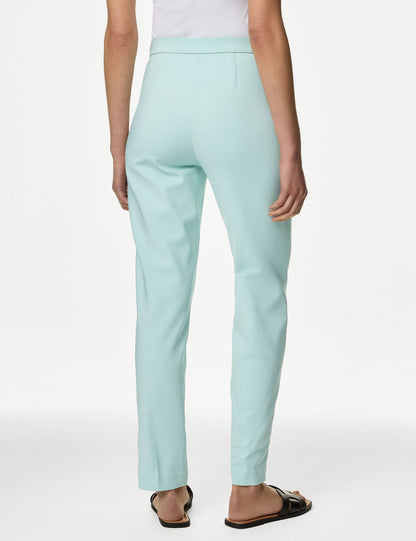 Slim Fit Yüksek Bel Pantolon