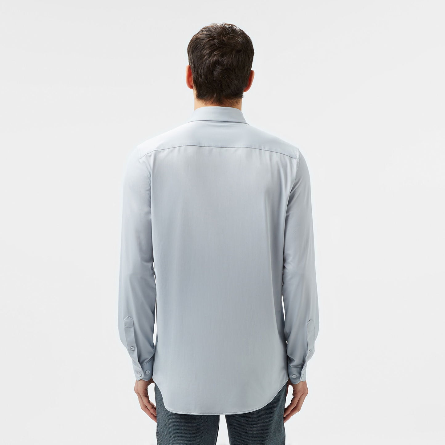 Lacoste Erkek Slim Fit Gri Gömlek