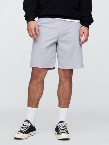 Açık Gri Essential Khaki Şort