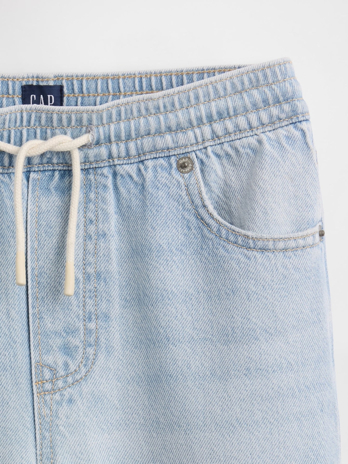 Açık Mavi Ultrasoft Baggy Jean Pantolon
