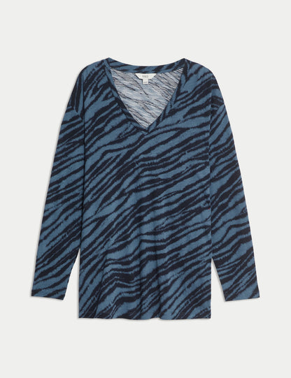 Modal V-yaka Relaxed Fit Bluz