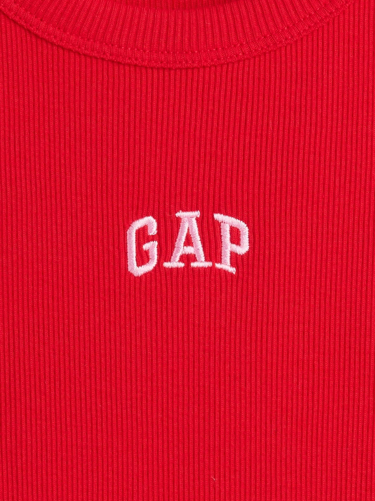 Kırmızı Gap Logo Askılı Elbise