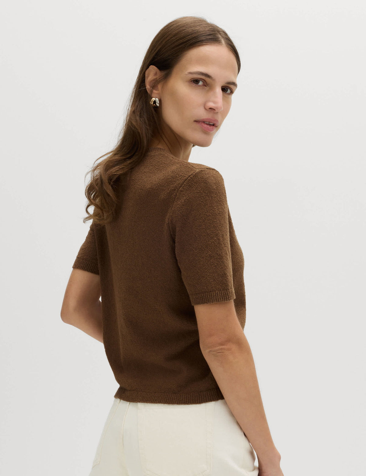 Pamuk Karışımlı Slim Fit Triko