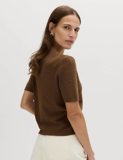 Pamuk Karışımlı Slim Fit Triko