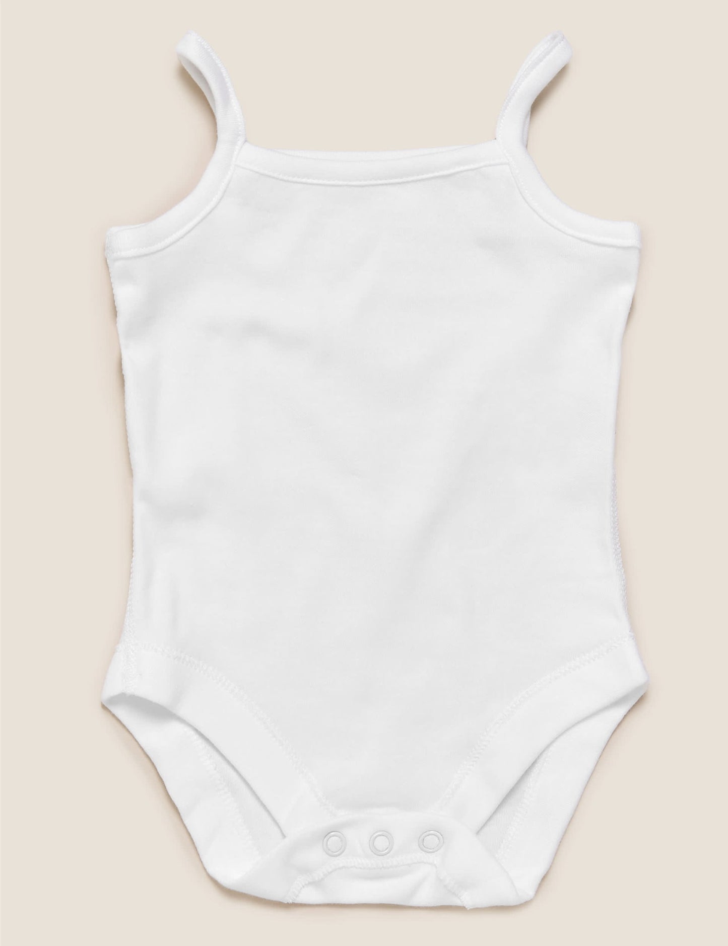 Saf Pamuklu 5'li Askılı Bodysuit (0-3 Yaş)