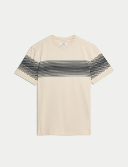 Saf Pamuklu Kısa Kollu T-shirt