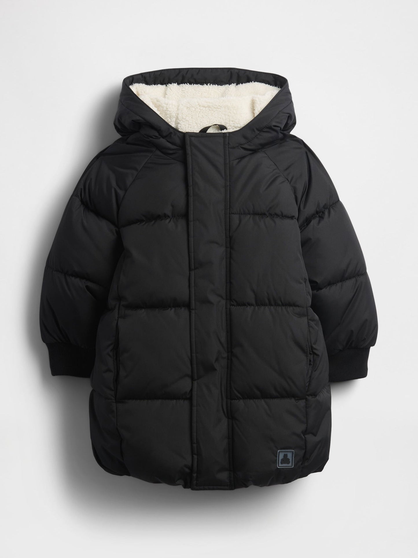 Siyah Heavyweight Puffer Şişme Mont