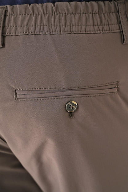 P 1150 Slim Fit Koyu Haki Klasik Pantolon