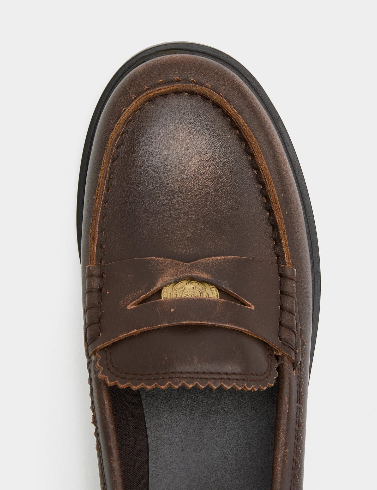 Deri Penny Loafer Ayakkabı