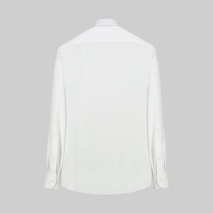 Elvio Beyaz Slim Fit Gömlek