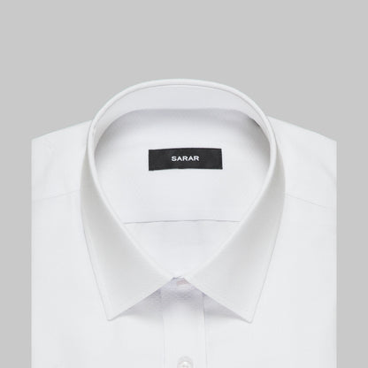 Elvio Beyaz Slim Fit Gömlek