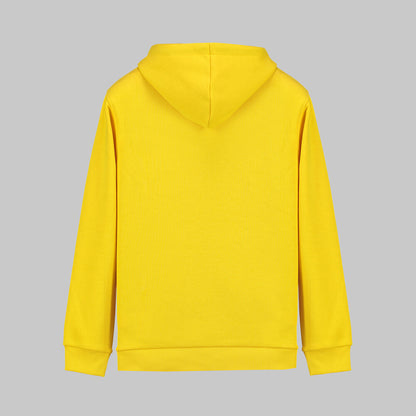 Kapüşonlu Sarı Sweatshirt