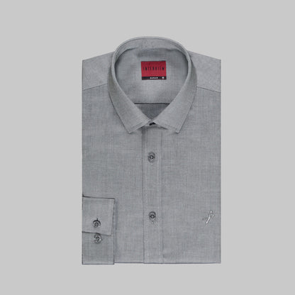 Sosa Slim Fit Gri Gömlek