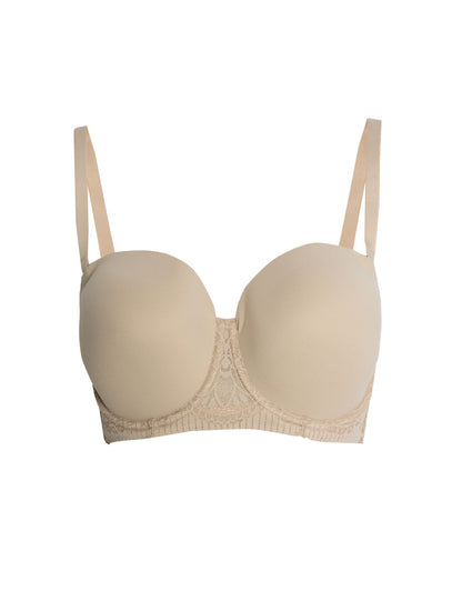 Body Soft:trade_mark: Dantel Detaylı Straplez Sütyen