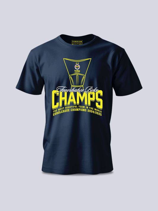 Fenerbahçe 24/25 Basketbol Şampiyonluk Tshirt