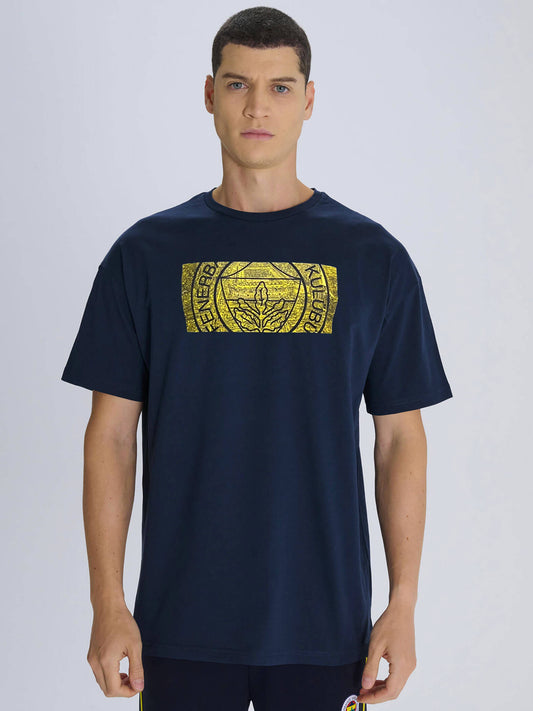 Fenerbahçe Devrim Erbil Arma Logolu Oversize Tshirt