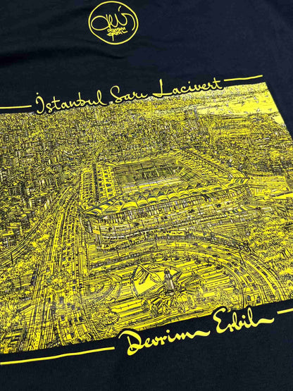 Fenerbahçe Devrim Erbil Arma Logolu Oversize Tshirt