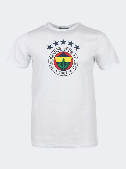 Erkek Beyaz 5 Yıldız Beyaz Tshirt