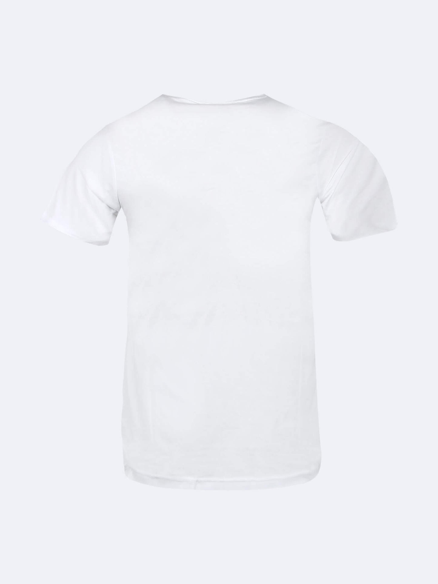 Erkek Beyaz 5 Yıldız Beyaz Tshirt