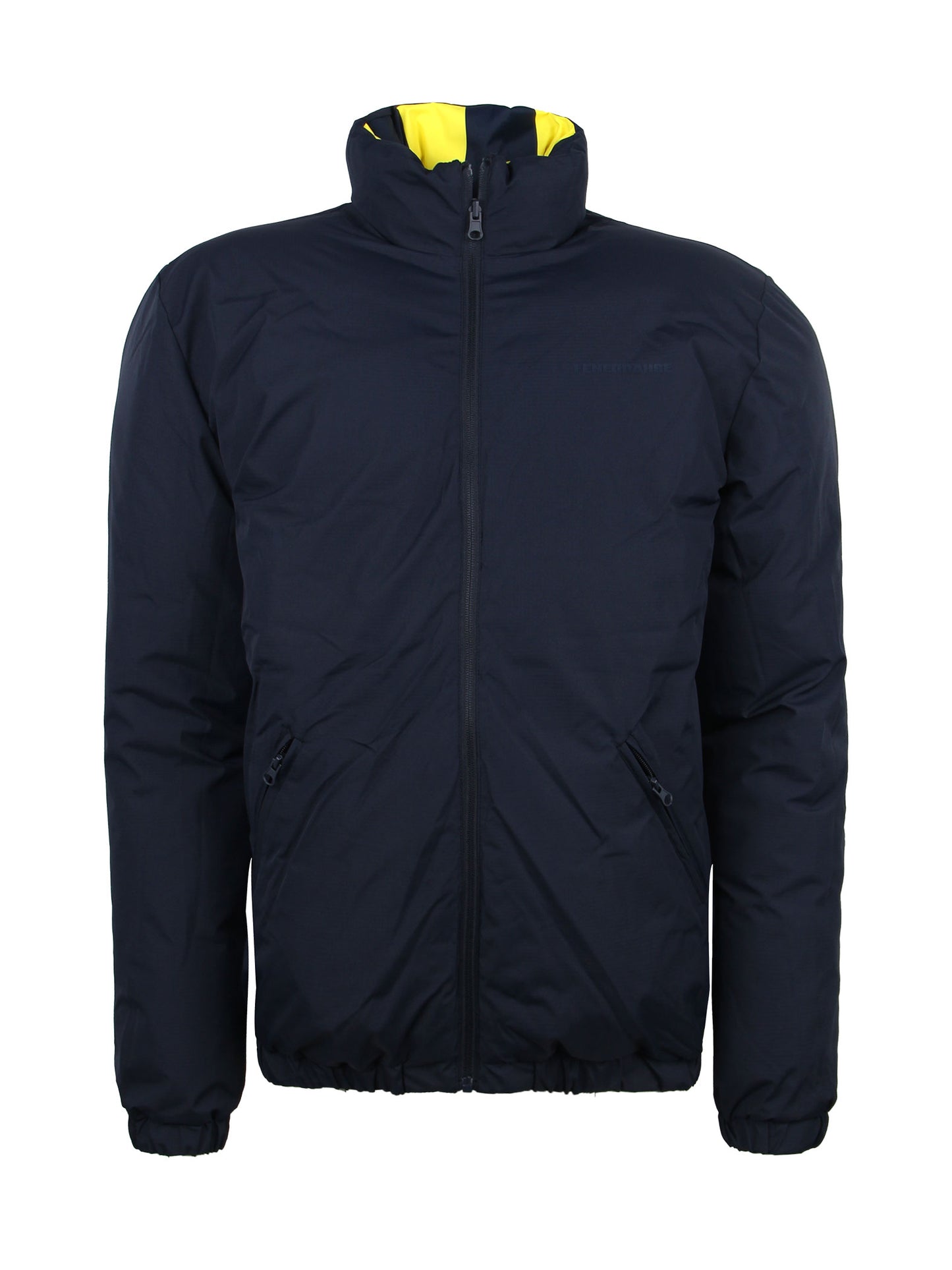 Fenerbahçe Lacivert Çubuklu Erkek Çift Taraflı Mont