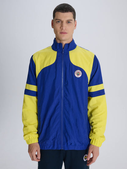 Fenerbahçe Sarı Lacivert Retro Erkek Mont