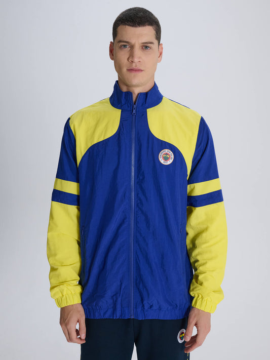 Fenerbahçe Sarı Lacivert Retro Erkek Mont