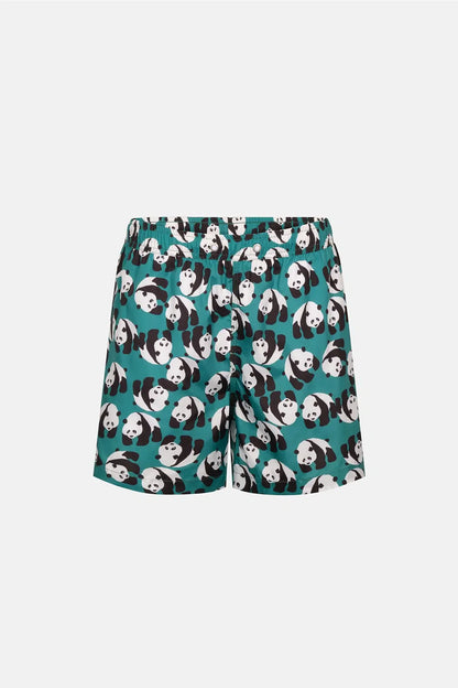 Multicolor Panda Des. Kısa Şort