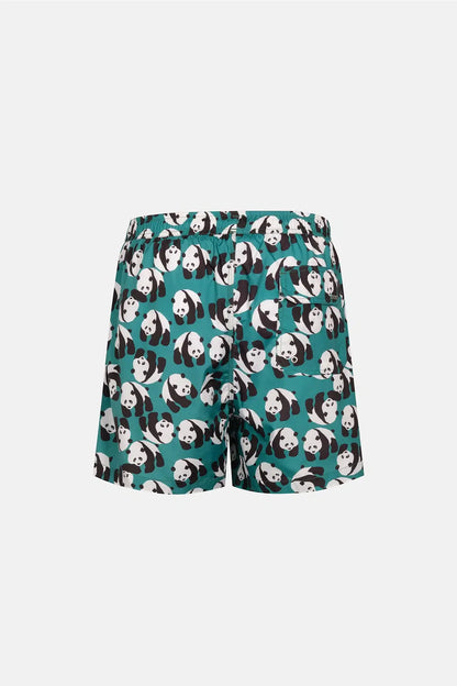 Multicolor Panda Des. Kısa Şort