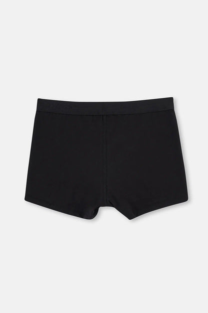 Siyah Compact Düz 3'lü Boxer